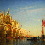 La place Saint-Marc inondée, Venise